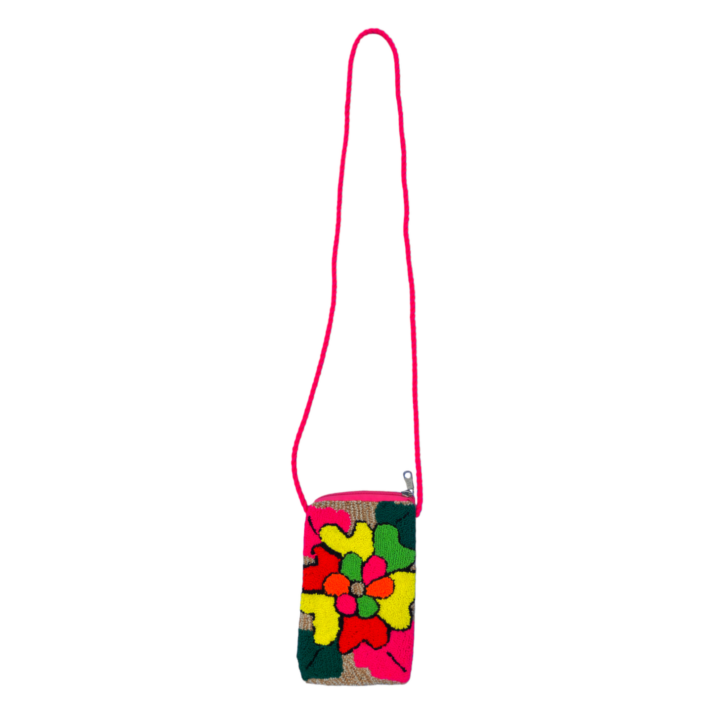 Mochila Wayuu Tasche Unicolor - Handgemachte farbenfrohe Tasche-Umhängetasche