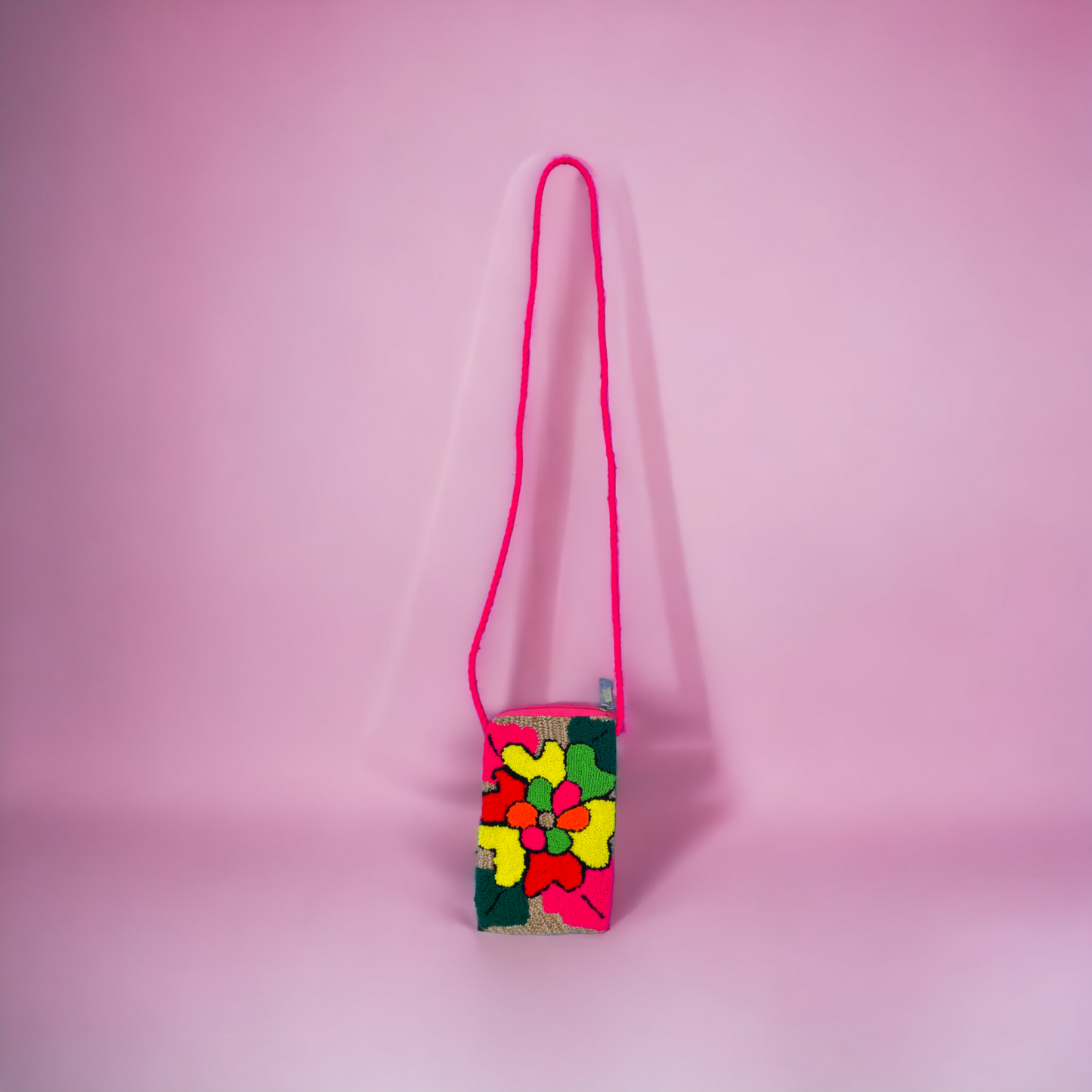 Mochila Wayuu Tasche Unicolor - Handgemachte farbenfrohe Tasche-Umhängetasche