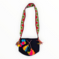 Mochila Wayuu Tasche Unicolor Schwarz - Handgemachte farbenfrohe Tasche - Crossbody-Tasche Mochila