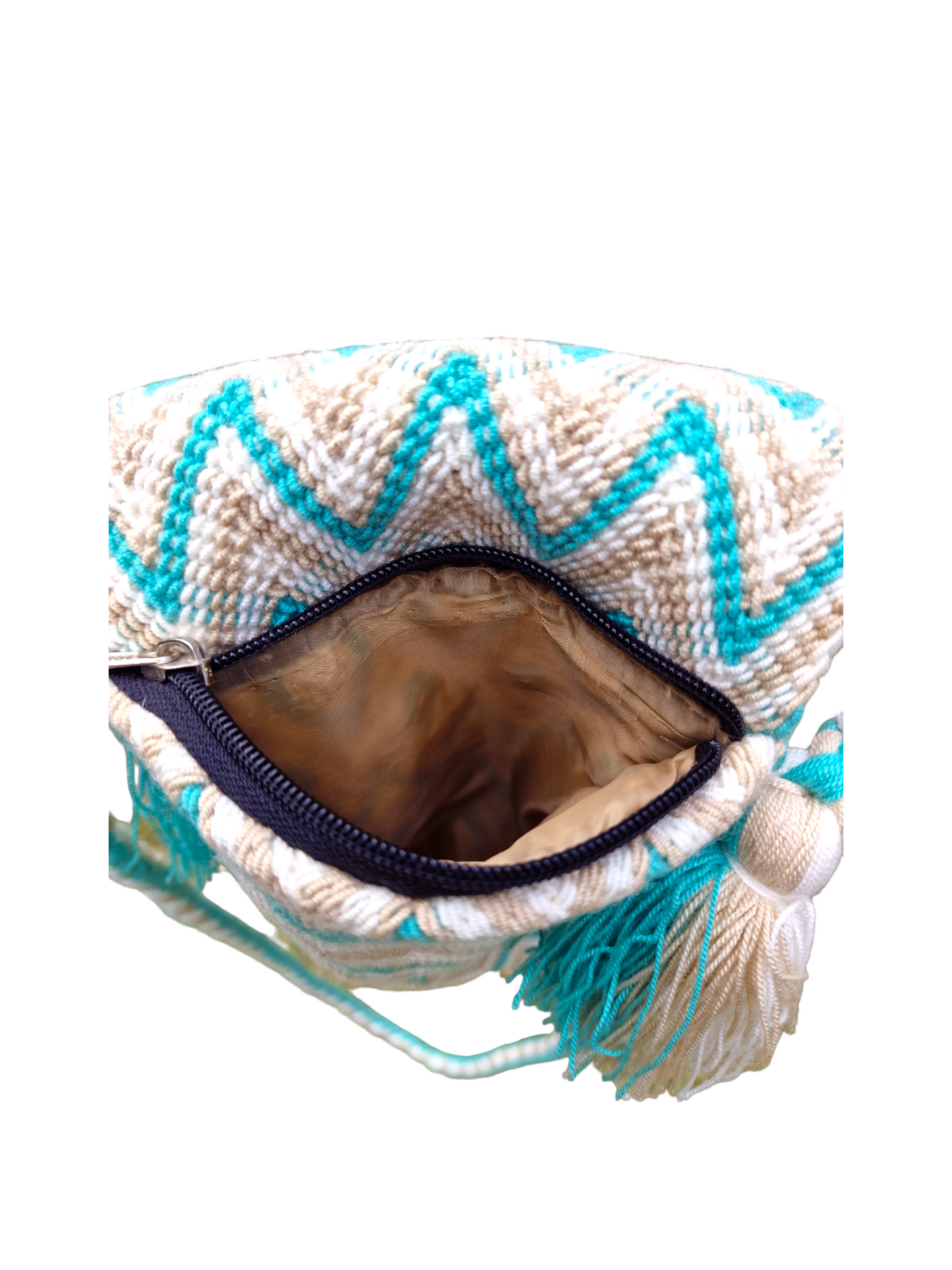 Original Wayuu-Tasche mit Futter und Polsterung für Handy - Handy-Mochilatasche